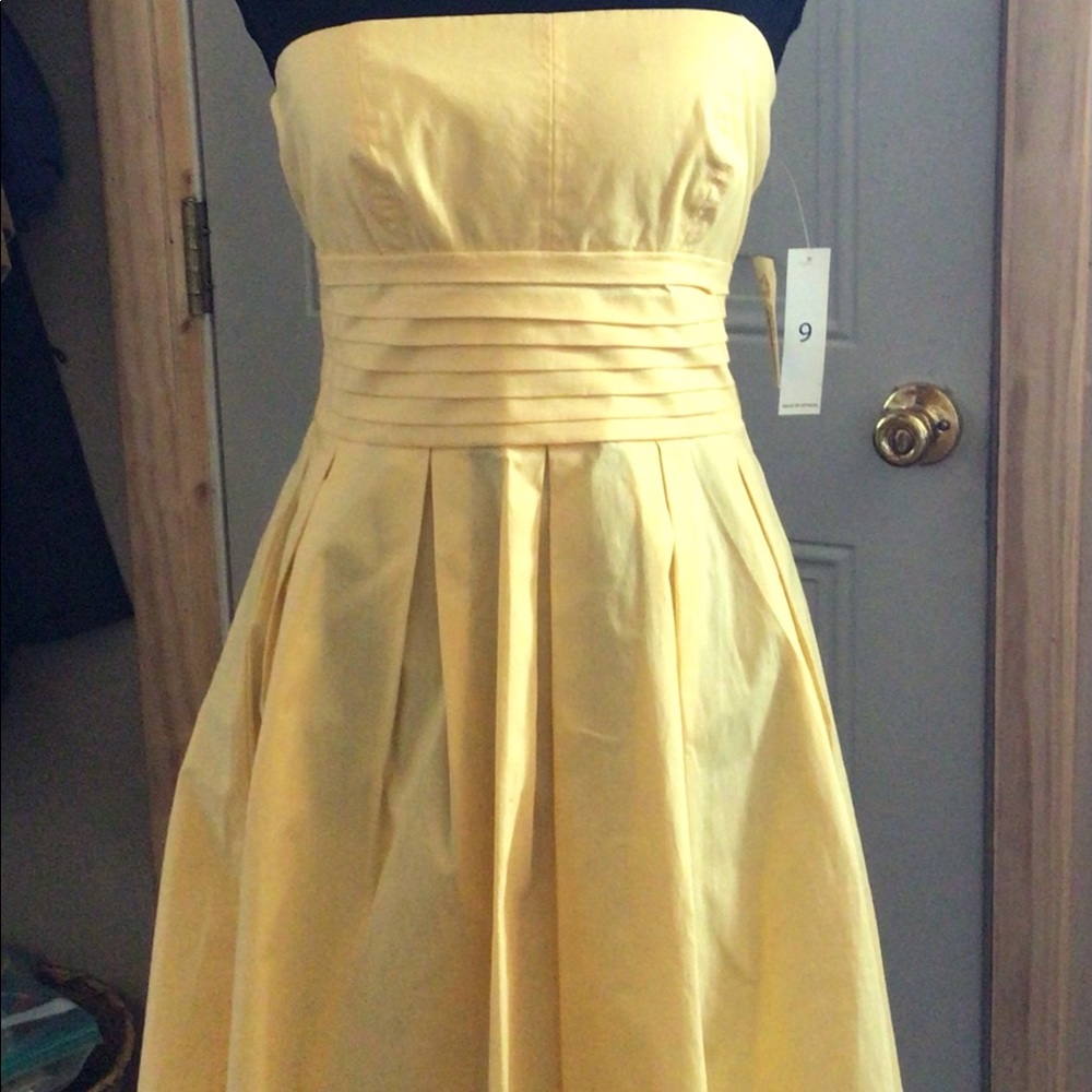TeezeMe Buttercup Strapless Spring Dress 9 M NWT Sold